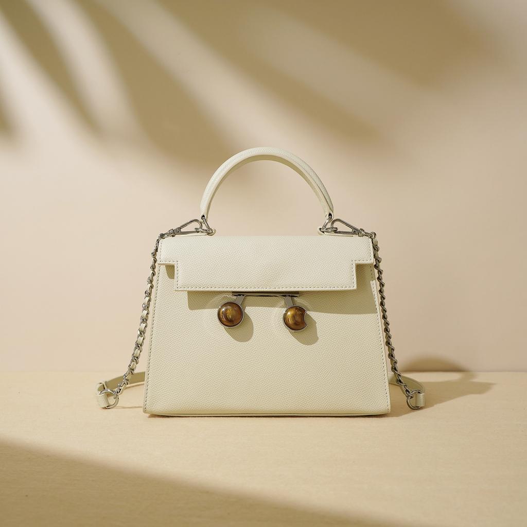 Summer Palmprint Cowhide Mini Simple Commuting Versatile Single-shoulder Crossbody Bag Classic