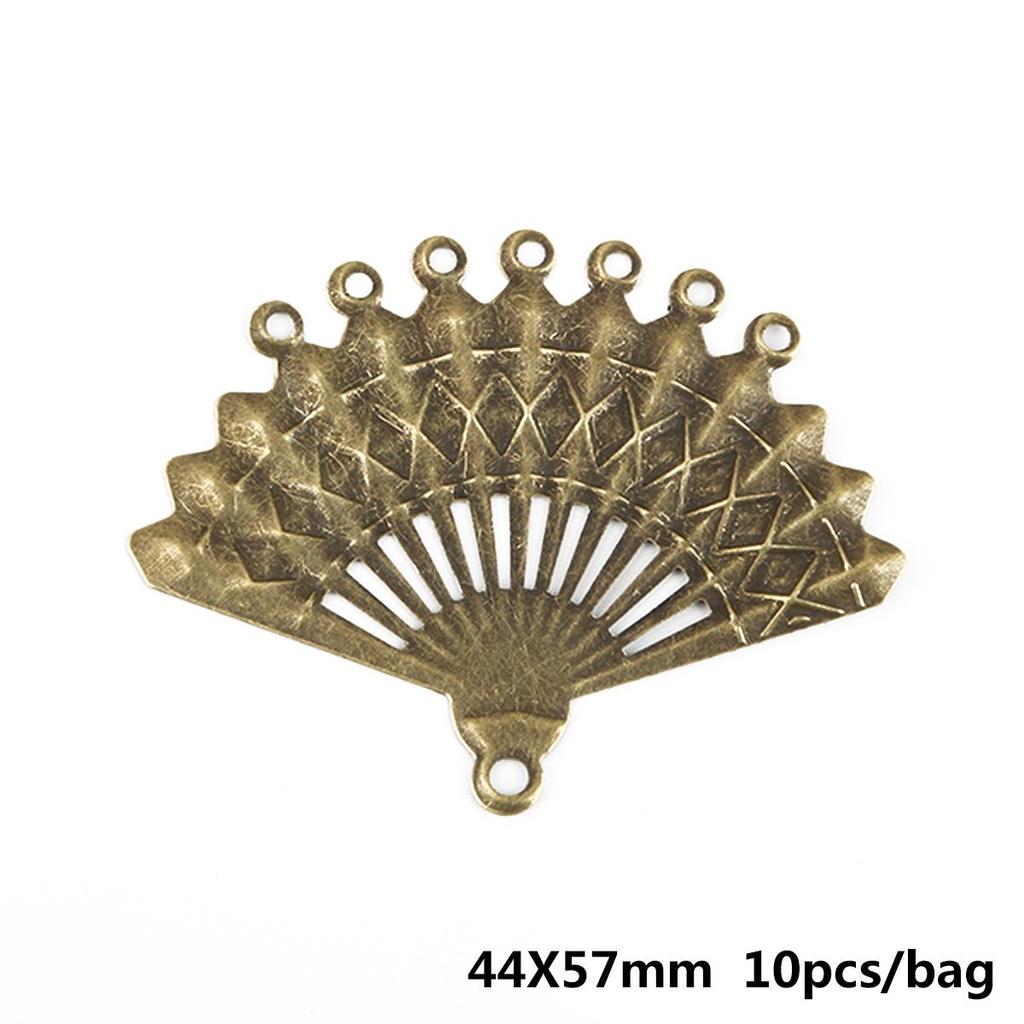 10ks Paví Měsíční Přívěsek Květina DIY Doplňky Součástky Pro Výrobu Šperků