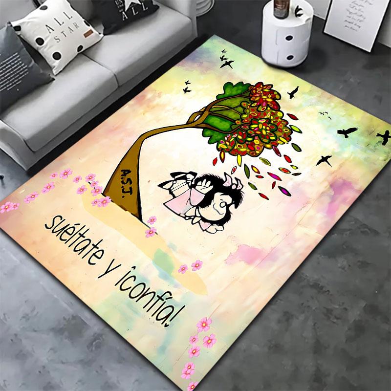 Mafalda Carpet Rug For Living Room Bedroom Home Sofa Decoration Kids Play Nonslip Floor Mat