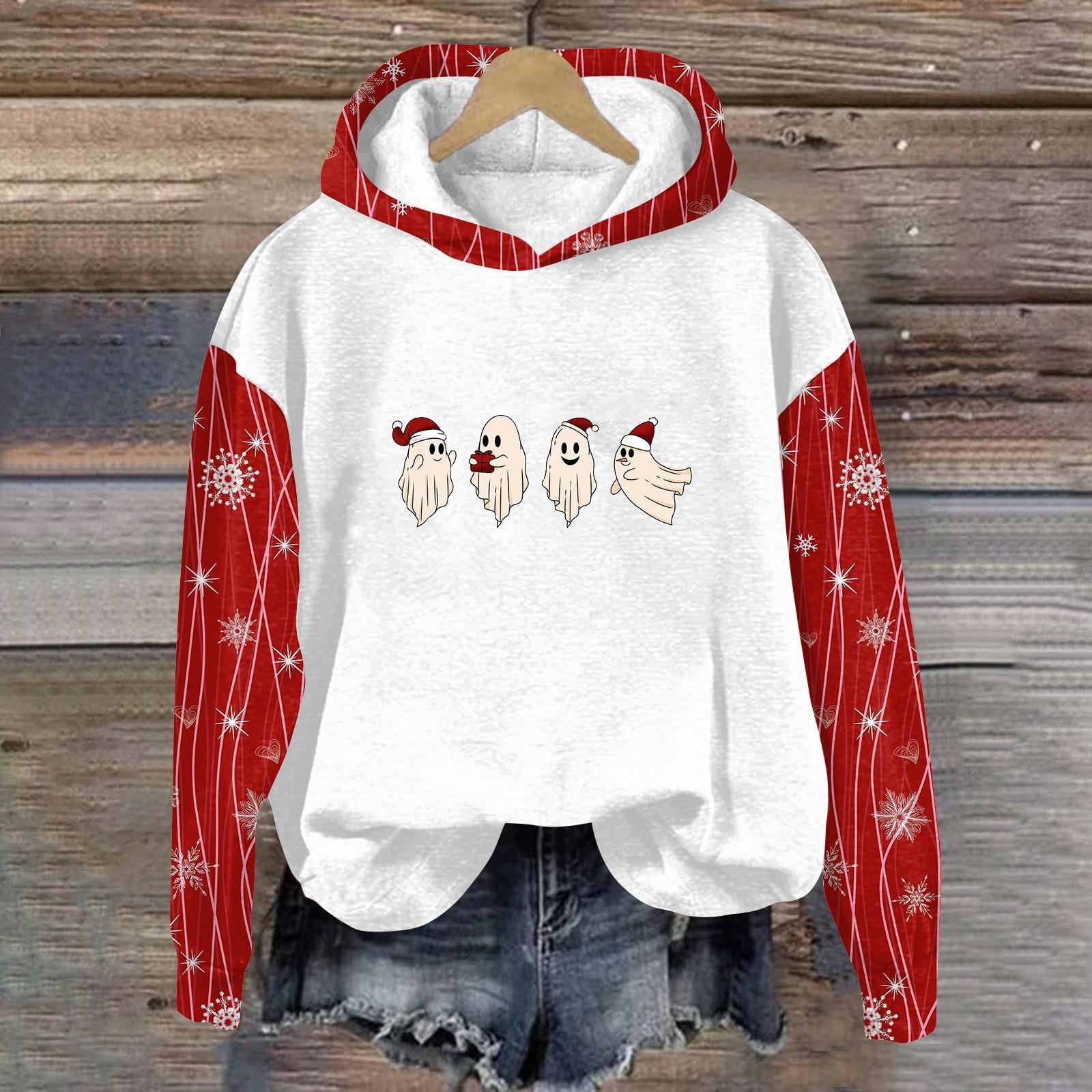 

Женская мода, повседневные универсальные повседневные толстовки, топы с длинными рукавами, толстовки XL красный