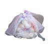 Lolita Style Rabbit Plush Doll, Cute Pink Stuffed Bunny Toy, Sweet Gift for Girls Valentine Birthday Present