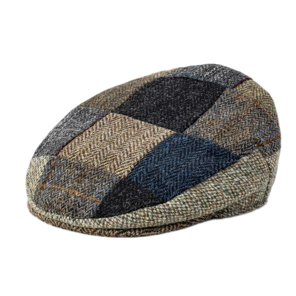 

Кепка охотничья британская пэчворк Harris Tweed L многоцветная [Glencroft]
