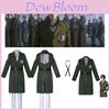 Set Costum Cosplay Anime Attack On Titan Cu Pelerină Levi Ackerman