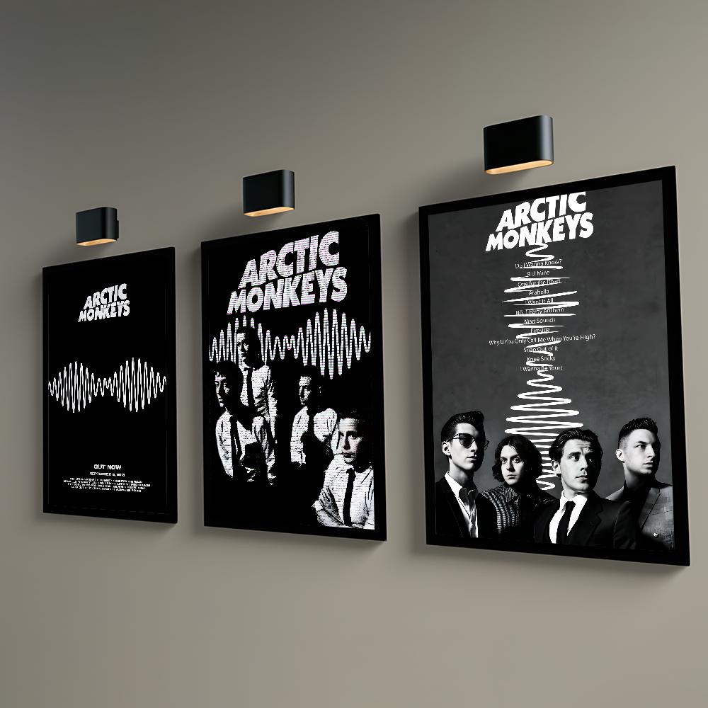 A-Arctic M-Monkeys Album Cover Poster Sticky Wall Art Printing Waterproof Home Living Bed Room Bar Hallway Aesthetic Decor