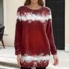 Women's Round Neck Casual Long Sleeve Plush Dresses