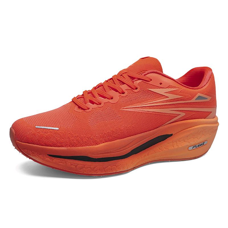 New Sports Shoes Fashionable Men's and Women's Running Shoes Marathon Full Palm Popcorn Racing Shoes Shock Absorption Training Shoes