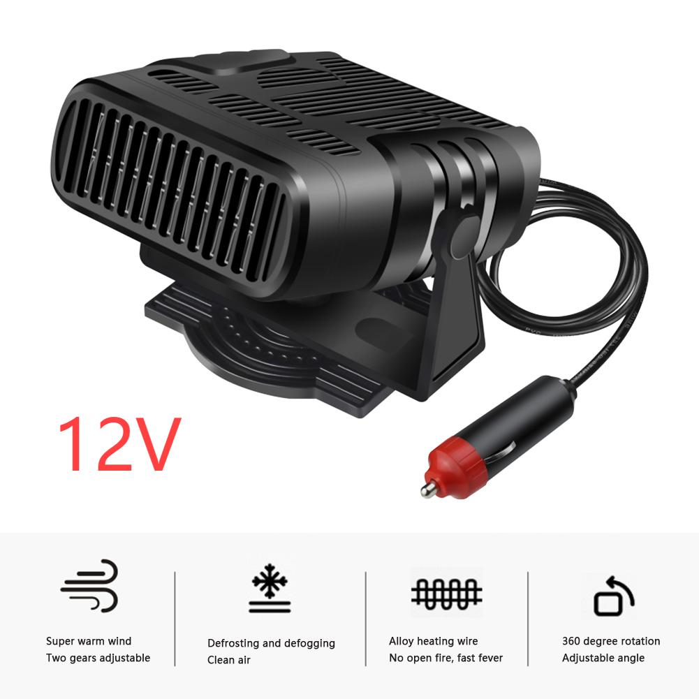 12V/24V Universal Car Heater Automatic Hot Air Blower Electric Fan Winter Warmer Demister Windshield Defroster Heating Fan