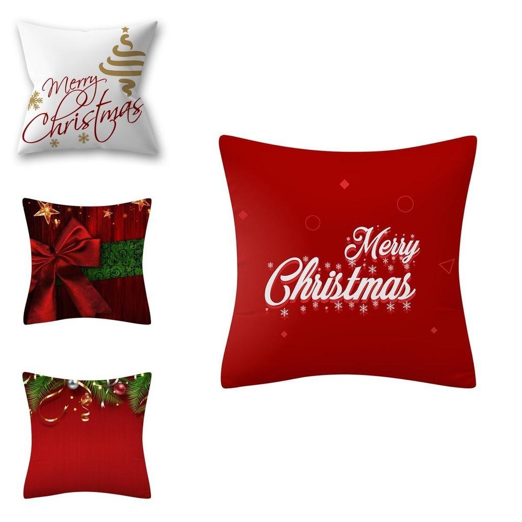 Vibrant Christmas Themed Decorative Cushion Cover For Festive Home Decor 18x18