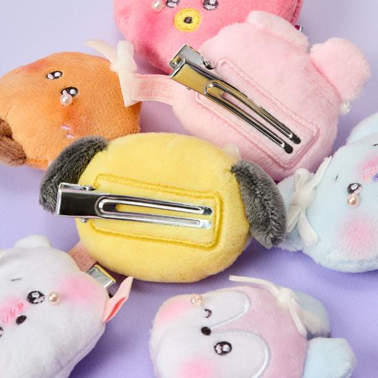 BT21 Minini U Έκδοση με Κορδέλα Τυχαίο Βελούδινο Πιάστρα Μαλλιών