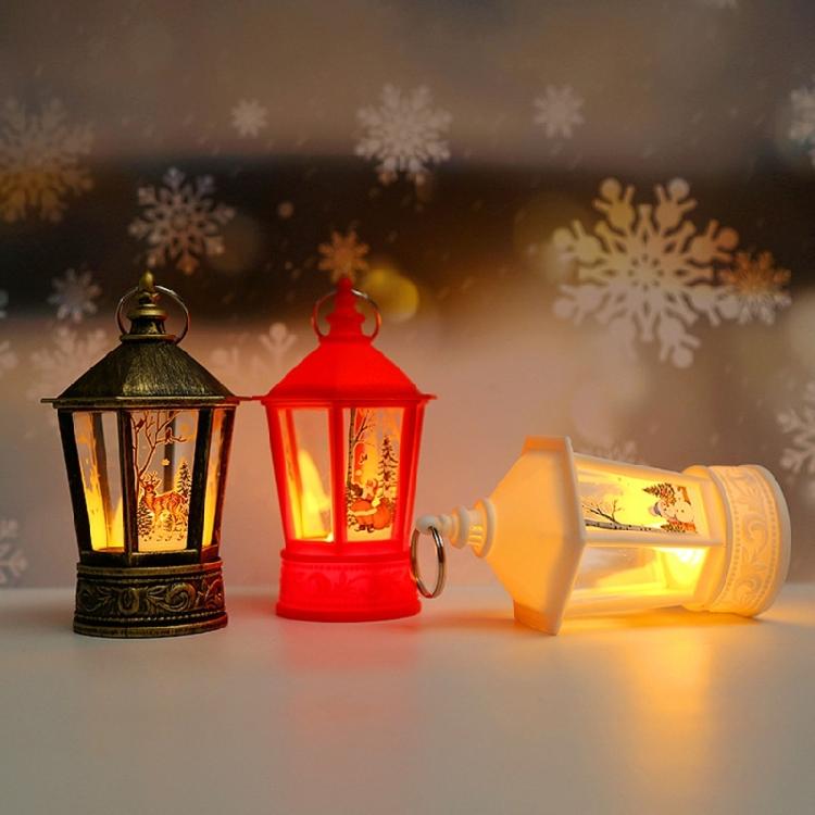Christmas Lantern LED Lighted Holiday Hanging Home Decorations Family Gift