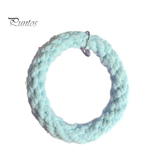 

Игрушка-качалка для птиц, прочная хлопковая веревка, жевательная игрушка, снимает скуку, клетка, подвесная игрушка для попугаев светло-синий