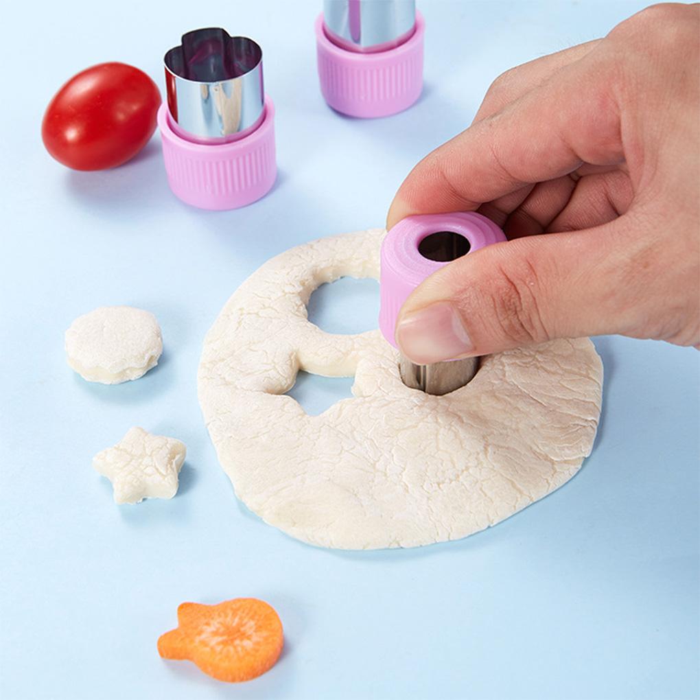 9 Pieces Fruit Shape Molds Stainless Steel Biscuit Moulds Watermelon Cucumber Pastry DIY Cooking Decoration Kitchen Accessory
