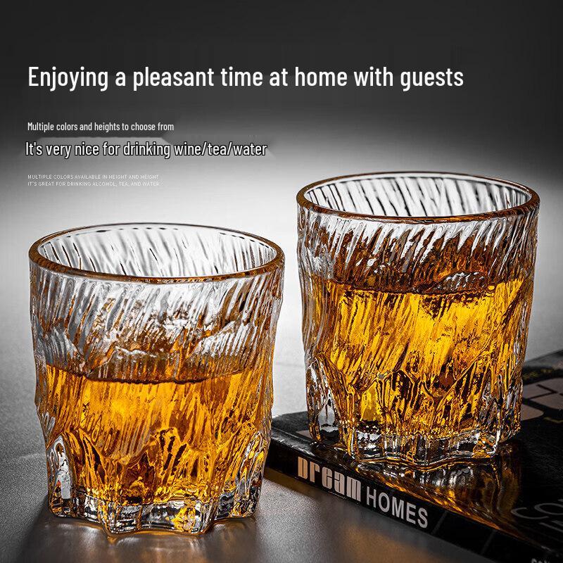 Chixing Vintage Embossed Glacier Glassware Set
