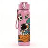 1PC Astronaut Space Planet Pattern 750ml Color Plastic Sports Water Bottle Leakproof Flip Straw Lid Suitable for Sports Office Home Use