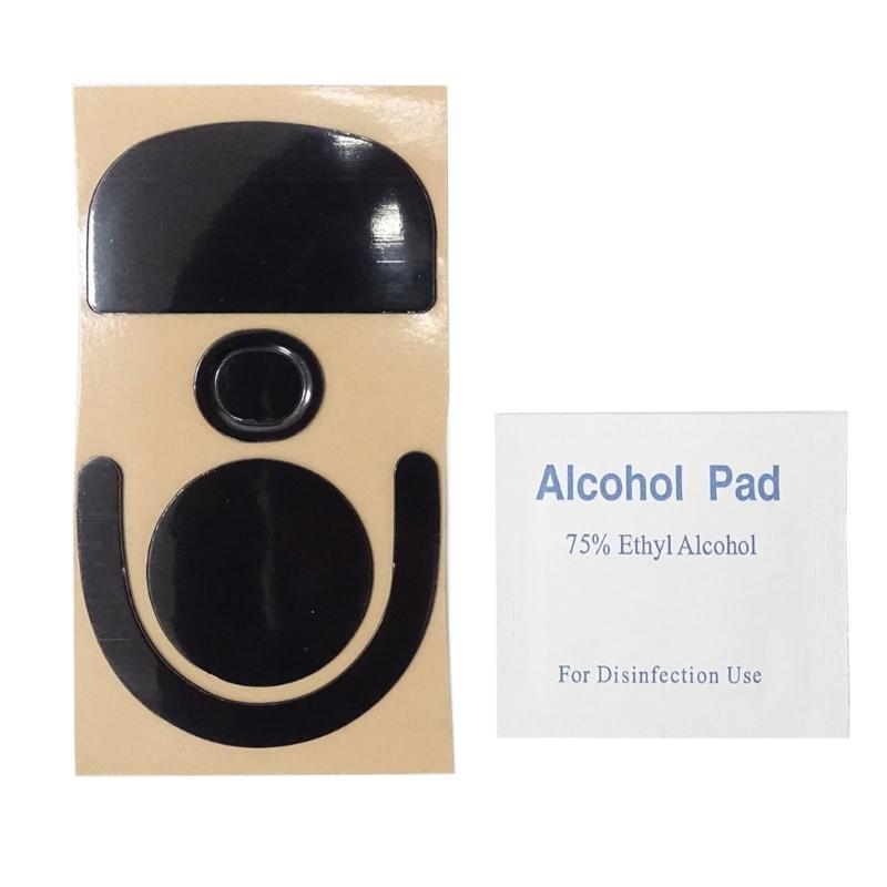 

1Set Replacement Curved Edges Mouse Skates Mouse Feet Stickers for GProX Superlight 2 Mouse Glides чёрный