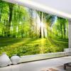 Forest Wall Paper Sunshine Natural Landscape Wall Mural Living Room Bedroom Backdrop Wallpaper Home Decor