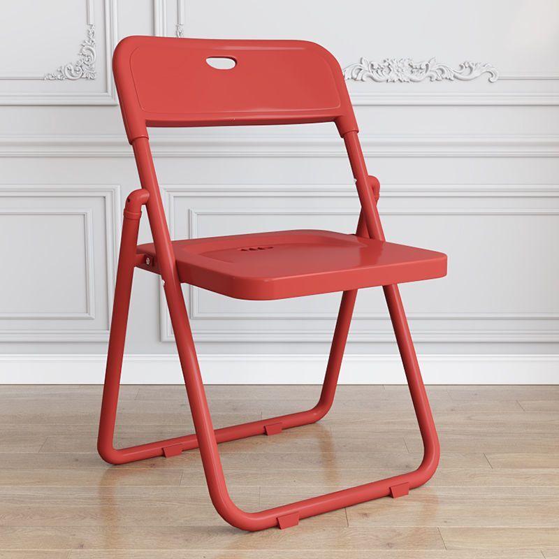 Portable Folding Chair with Backrest for Home, Office, Dining, and Dormitory Use
