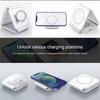 50w 3 in 1 Wireless Charger Magnetic Foldable Charging Station Travel Charger for iphone Samsung Fast charging Wireless Charger