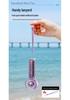 Rechargeable Mini Handheld Fan - Portable, High-Speed Transparent Wind Cannon