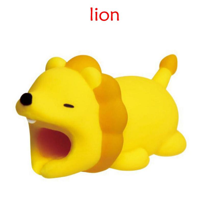 

Кабель с мультяшным животным Dream Bite, защита для данных, формирователь для собак и кошек, намоточный органайзер для линии передачи данных телефона lion