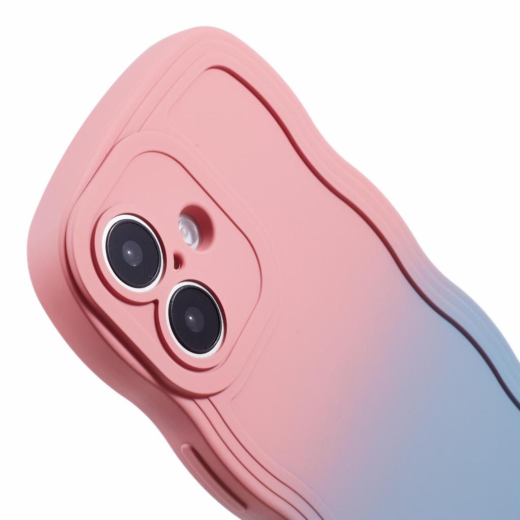 For iPhone 17 Case Gradient Color Rubberized TPU Phone Cover