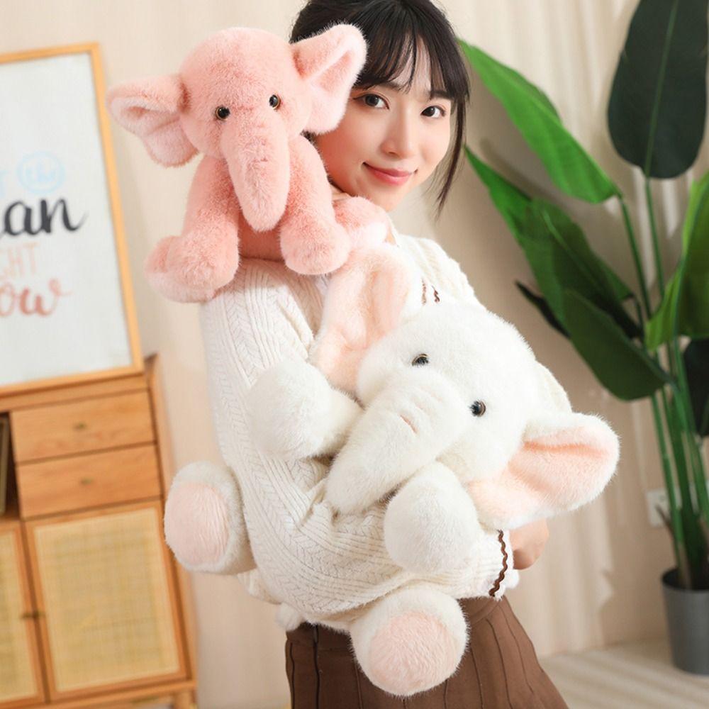 Collection Long Nose Elephant Plush Doll Creative Animal Stuffed Toys  Birthday Gift