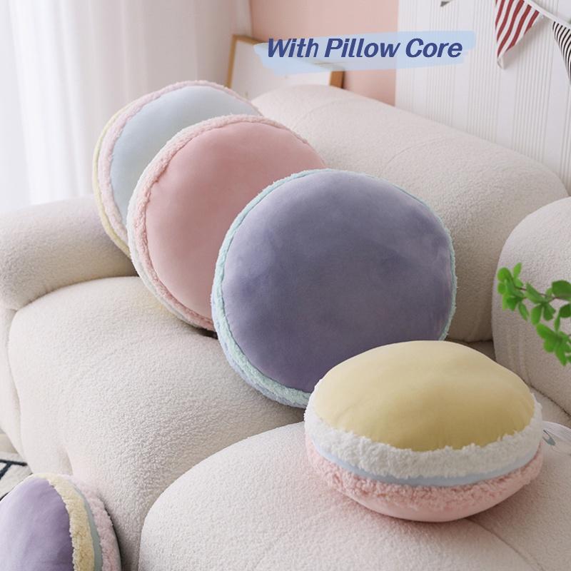 Nordic Valentine's Day Macaron Color Cookie Pillow For Home Decoration Sofa And Bed