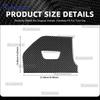 Real Soft Carbon Fiber Fuse Box Trim Sticker For SEAT Leon MK3 2013- LHD Car Interior Decor Accessories