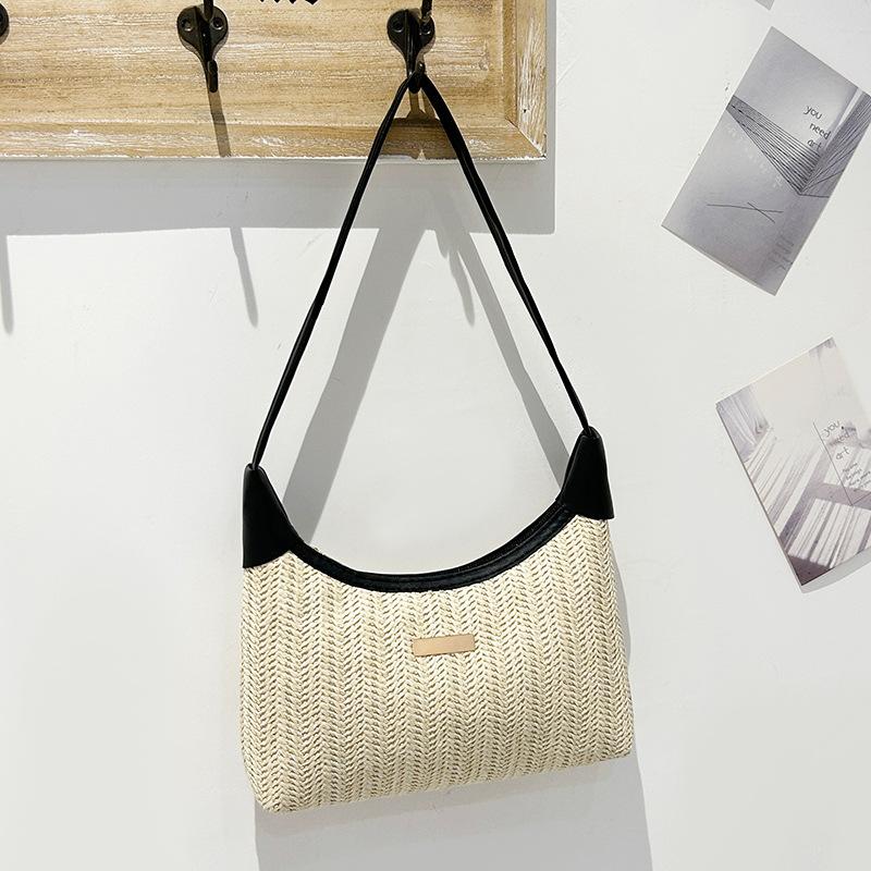 Today's popular niche straw bags for women's new summer versatile messenger bags go out small bags