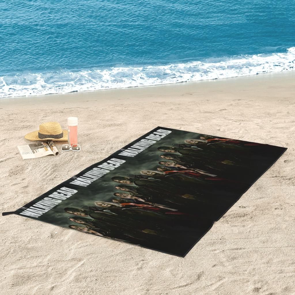 The Walking Dead Gaming Games Beach Towel Soft Microfiber Quick Dry Absorbent Quick Towels For Yoga