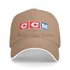 CCM Retro Ice Hockey Logo Print Sandwich Baseball Cap Dad Hat Golf Hat Outdoor Beach Travel Sun Protector Hats for Women Unisex