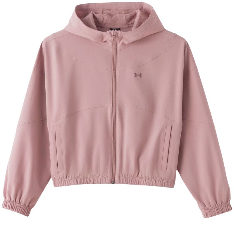 Under Armour Loose Fit Outdoor Breathable Zip Hooded Long Sleeve Jacket Women jackets 6014063-673 S