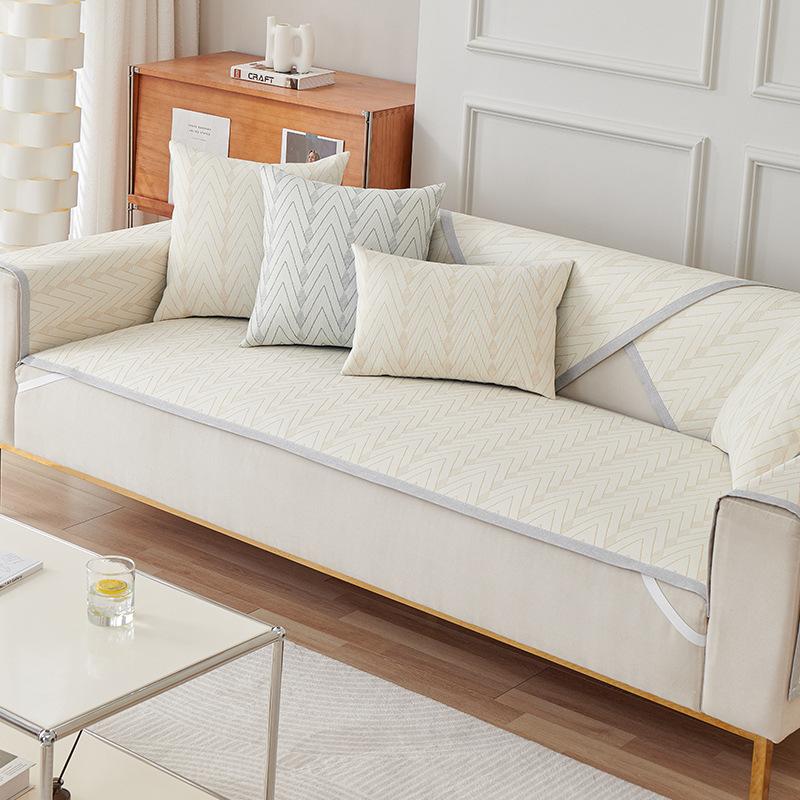 Ice Silk Sofa Cushion Summer Non -Slip Seat Cushion Simple Modern Fresh Cushion Summer Leather Sofa Cover Cover Cloth