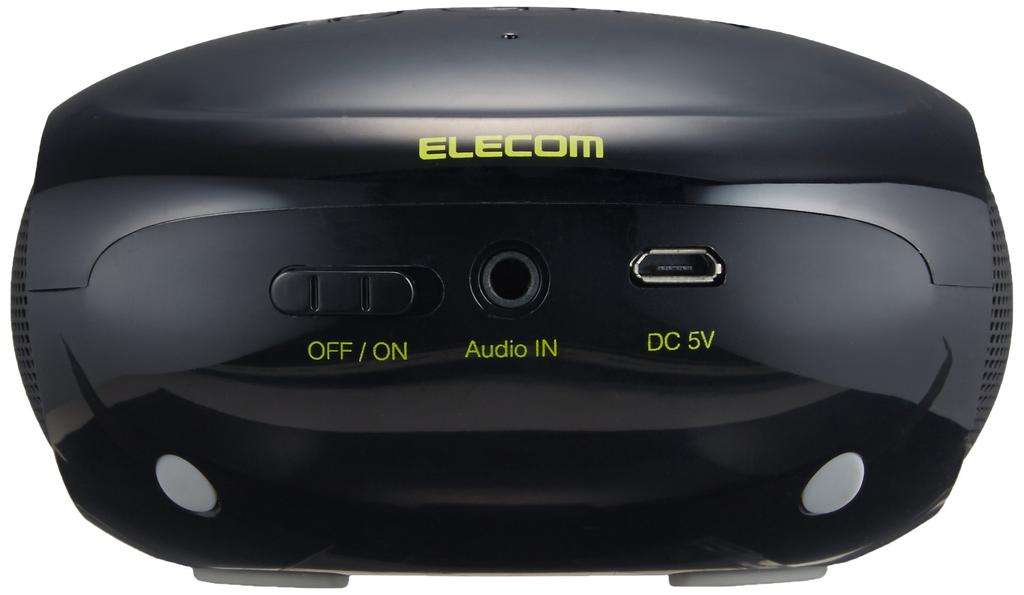 ELECOM Bluetooth 3W 8 Hours of 10m Compatible with iPhone and Speaker, Wireless, Output, Playback, Distance, Android, Black, LBT-SPP20BK