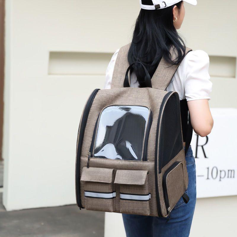 Pet Bag Cat Dog Trolley Suitcase Medium and Small Dog Large Capacity Foldable Out Portable Fat Cat Shoulders