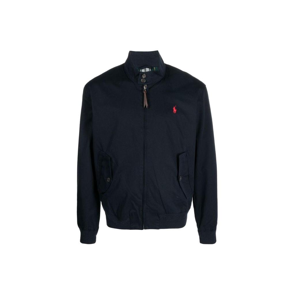 Polo Ralph Lauren Embroidered-logo Lined Windbreaker Navy Blue 710911790-003