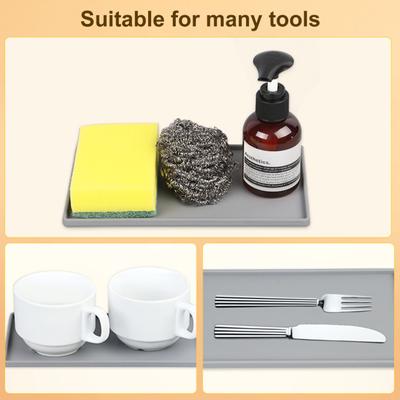 Tapis de table isolant en silicone, anti-rayures, doux, utilitaire, réutilisable, pour table à manger