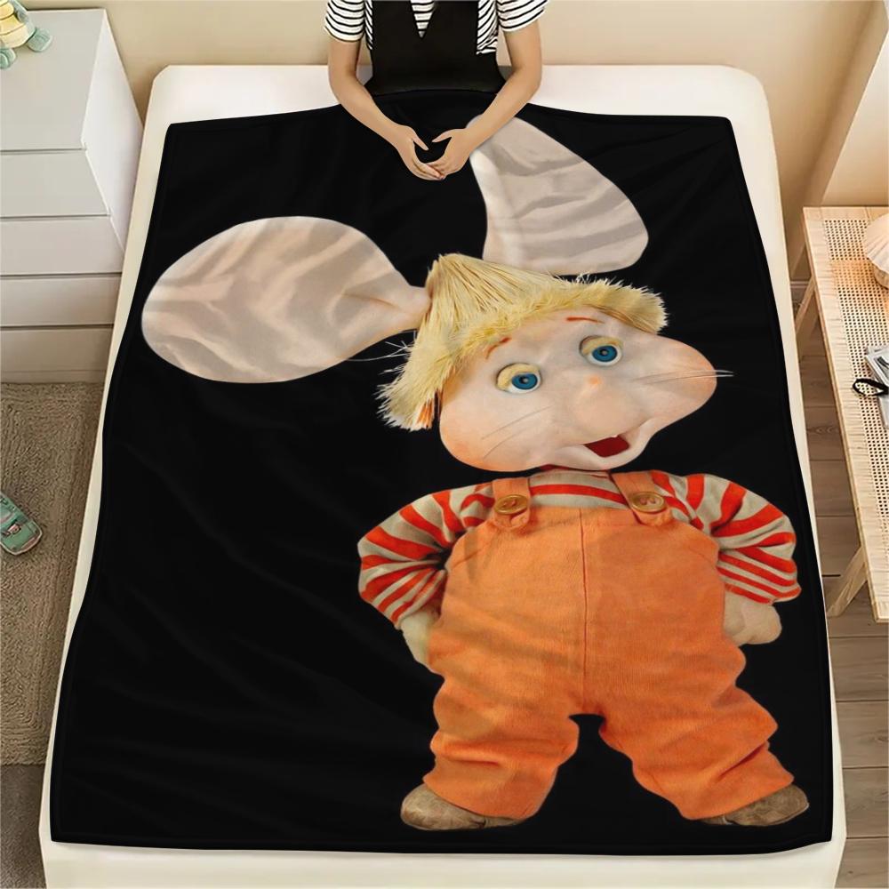 1pz Coperta in Flanella con Stampa Topo Gigio, Alta Qualità, Confortevole per Tutte le Stagioni, Decorazione per la Casa, Calore e Comfort, Perfetta per Regali di Natale227