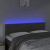 VidaXL LED Headboard Bedroom Furniture Double Bed Accessory Head of Bed Frame Interior Dark Grey 3121899