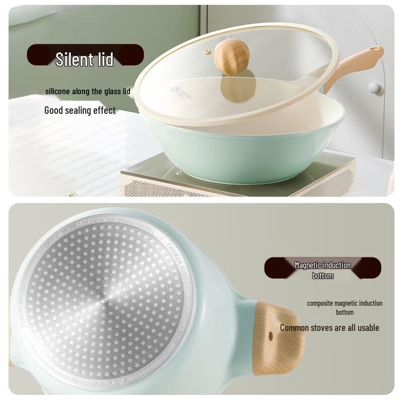 Chun Tai Huang Titan Keramik Antihaft Wok