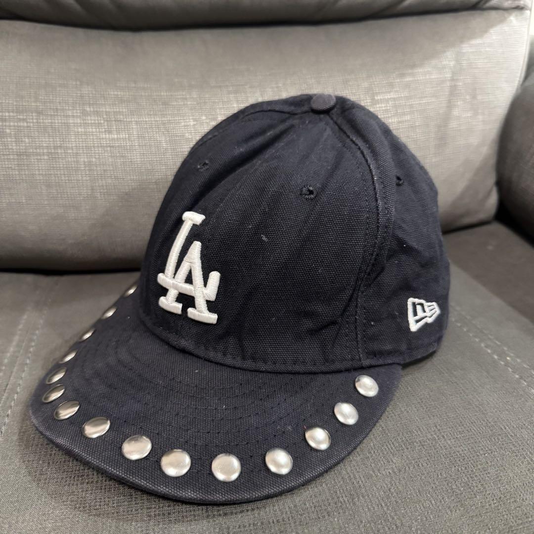 

[Б/У] Кепка New Era с логотипом LA и шипами, сделано в США