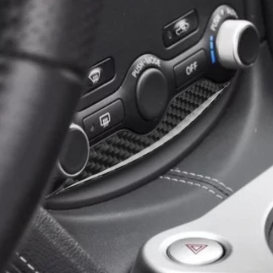 Carbon Fiber Interior Below Climate Control Cover Trim For Nissan 370Z 2009-