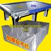 Zhenchangsheng 9-Foot Thickened Silver Billiard Table Cover