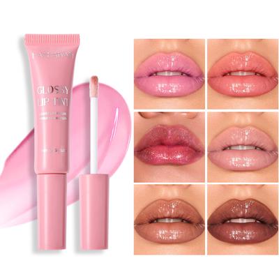 Balsamo Labbra Idratante Lucidalabbra Gel Liquido Maschera Riduce Linee Labbra Rimuove Pelle Morta Lucidalabbra Prodotto per la Cura delle Labbra, Stick Tinta Idratante per Labbra e Guance