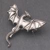 Vintage Viking Draak Broche Speld Unisex Legering Accessoire Gedurfd En Uniek