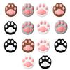 2Pcs Cat Paw Door Handle Stopper Self-Adhesive Silicone Door Knob Stop Wall Protector Quiet Shock Absorbent Wall Bumper Anti-collision Pad