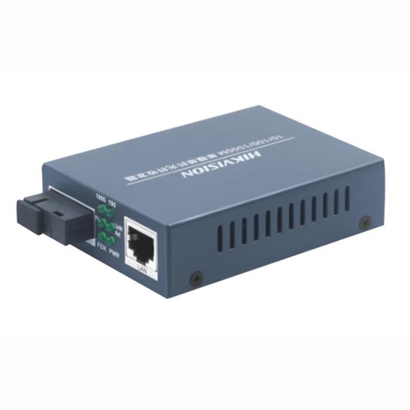 Hikvision Gigabit Single-Mode Single-Fiber Optical Transceiver CN plug (adapter included)