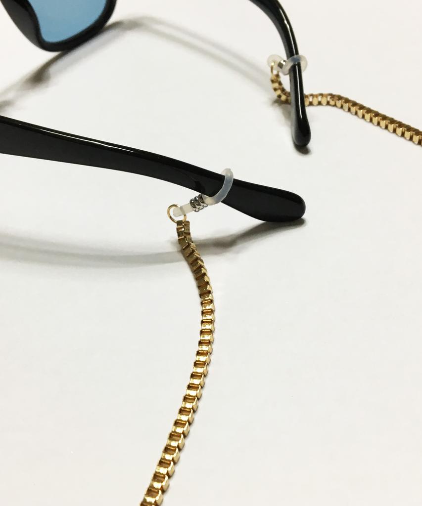 Segseuto [Surgical Steel][Eyeglass Chain] W-Type 004 E.L Gold