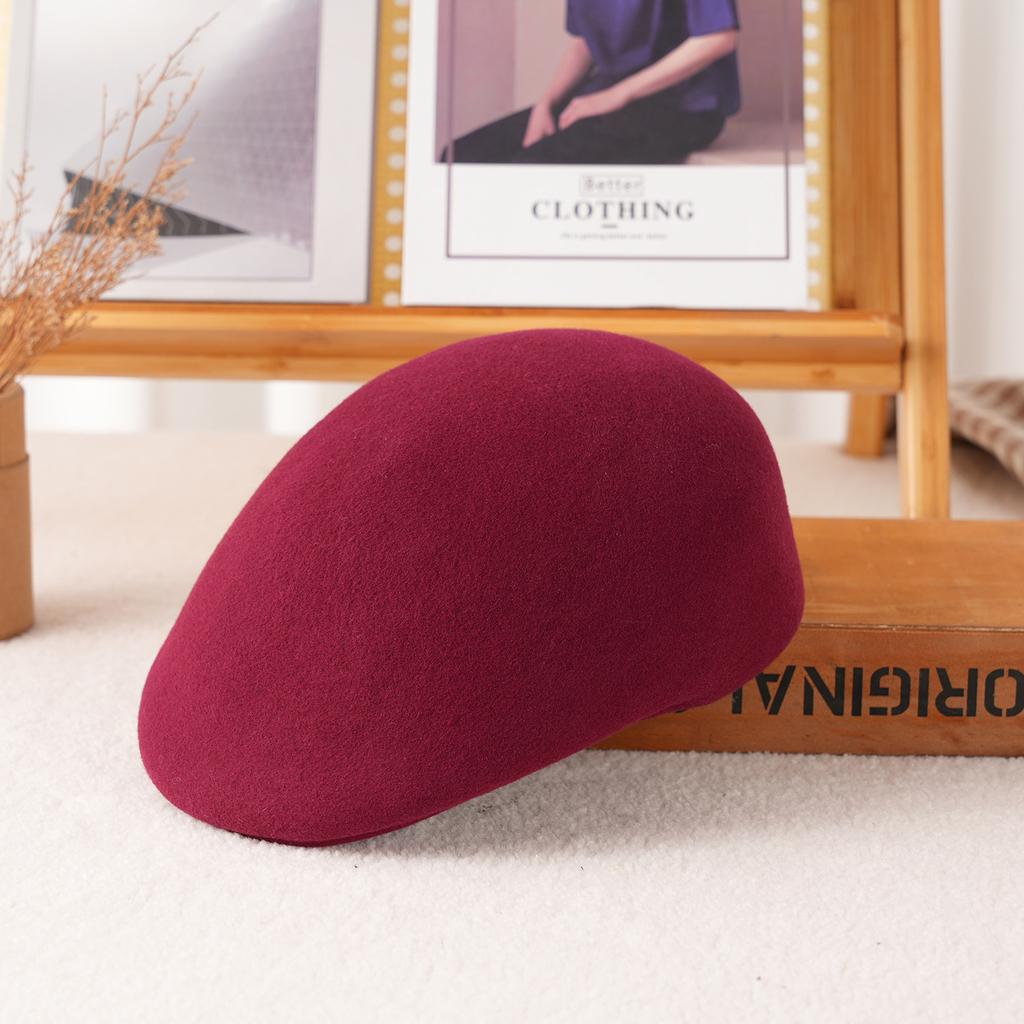 100% Wool Newsboy Cap | British Vintage Unisex | Breathable Warm Beret & Flat Cap | Autumn Winter