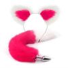 Butt Plug Anal Sex Toys Sexy Plush Cat Ear Headband Necklace Set Massage Sex Toys For Women Couples Cosplay Fox Tail